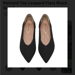 Stylish Black Pointed Toe Flats